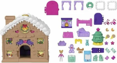 Zdjęcie produktu dla Polly Pocket JFV13, 4 lat(a), Chłopak, dziewczyna, 63,5 mm, 250 g, Wielobarwny