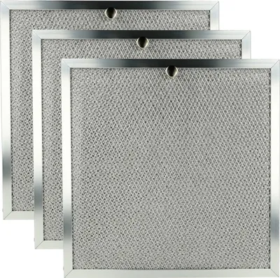Produktbild von vhbw 3x Filter Metallfettfilter kompatibel mit Miele DA289, DA289-3, DA289-4 Dunstabzugshaube, Metall