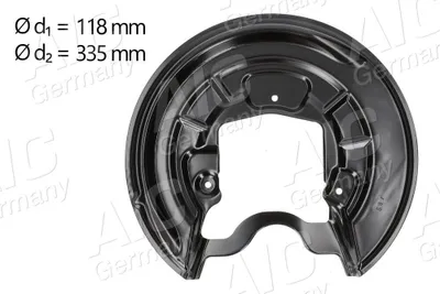 Produktbild von AIC Spritzblech Bremsscheibe für VW Golf V Schrägheck (1K1) Hinten Links 57691 Ankerblech