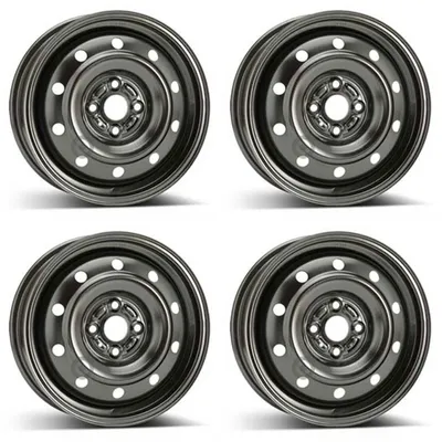 Image de 4 jantes en acier Alcar, 5.0Jx15 pouces, déport 40, 4x100, pour Suzuki Swift, lot de 4