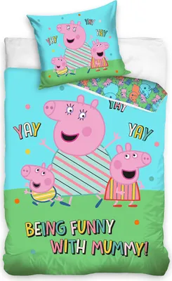 Produktbild von Babybettwäsche Schweinchen Pepina Beste Mami