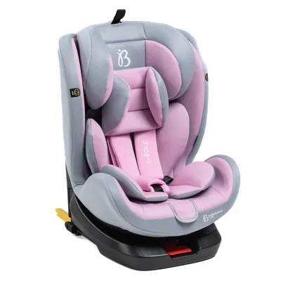Produktbild von Bebelissimo – Eole - Kindersitz 40-150 cm - 360° - RWF/FWF - ISOFIX - TOP TETHER - 5-Punkt-Gurt - Verstellbare Kopfstütze - pink