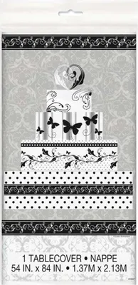 Produktbild von Tischdecke PVC Victorianische Hochzeit137x213cm