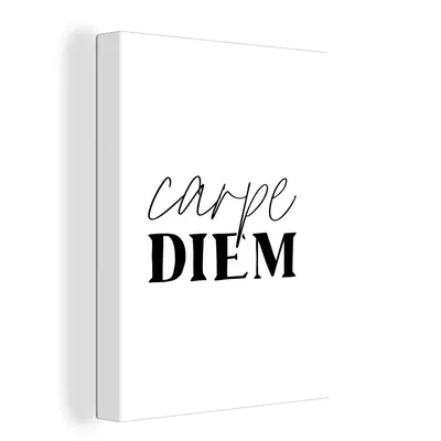 Obrázek produktu pro OneMillionCanvasses® Malba na plátně Nástěnná malba na plátně - Citáty - Využij dne - Carpe diem - Přísloví - 90x120cm