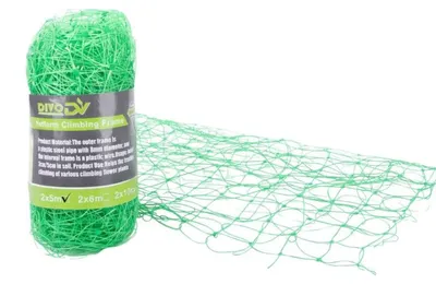 Image de Verk 27932 Filet de jardin pour plantes grimpantes 2 x 5 m, vert