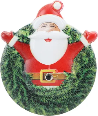 Immagine prodotto di Ornamento per campanello di Babbo Natale, decorazione per campanello di Natale, decorativo per casa, azienda, ufficio