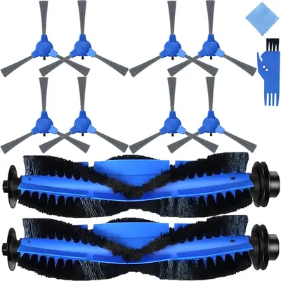 Zubehör-Set für Eufy RoboVac – 2 Haupt- & 8 Seitenbürsten