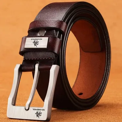 Produktbild von Hochwertiger Herrengürtel KA-8306 in Braun KP8306