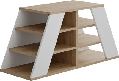 Immagine prodotto di Zungri - Scarpiera, 106x38x50h cm Marrone Quercia, 10 Paia