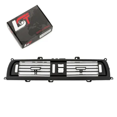 Produktbild von Frischluftgrill Lüftung Mitte Klimaautomatik Schwarz Chrom für BMW 5er F10 F11