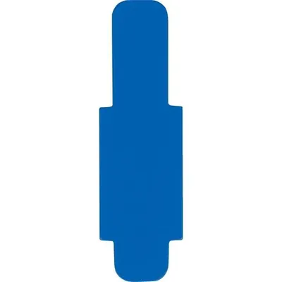 Produktbild von LEITZ Stecksignal 50ST blau Hartfolie 10 mm überstehendB12xH40mmzu