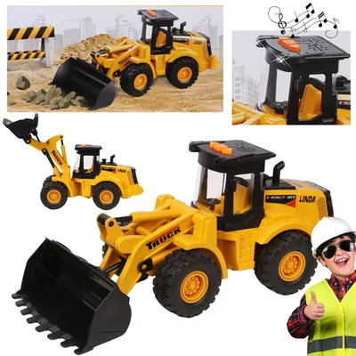 Produktbild von Bauwagen, Radlader, Kinderspielzeug MEGA CREATIVE