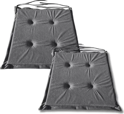 Obrázek produktu pro Sada 2 ks polštářů na židli 40x40x3 cm vzor 1008 - měkké sedáky 40x40 cm, ideální pro jídelní židle