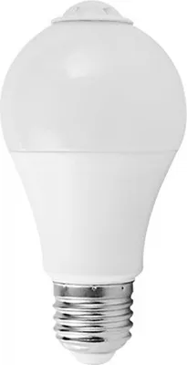 Obrázok produktu pre LED žiarovka so senzorom pohybu, E27, bajonet so závitom, 9 W, infračervená žiarovka so senzorom pohybu pre chodbu