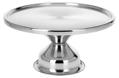 Productafbeelding van Draaibare taartplateau, taartstandaard, serveerplateau, diameter 33 cm, hoogte 8 cm, roestvrij staal