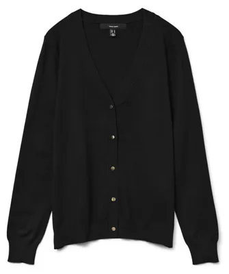 Zdjęcie produktu dla Vero Moda 10320456_2161_60, Sweter rozpinany, Damski, Czarny, S, Wash inside out; Wash with similar colours; Wash with similar colours, Line drying, Nie wybielać