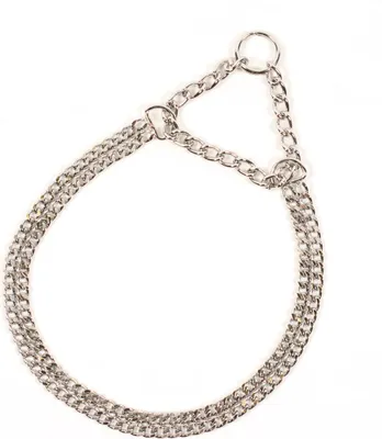 Produktbild von Duvo+ Slip Hundehalsband verchromt 2-reihig, Maße: 60 cm