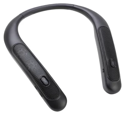 Obrázek produktu pro Bezdrátové reproduktory s páskem na krk, 3D stereo zvuk, vestavěný mikrofon, nízká latence, nabíjecí, sportovní reproduktor s výdrží 12 hodin, vhodné pro hraní her a sledování televize
