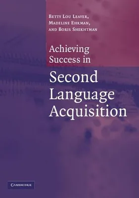 Imagen del producto de Achieving Success in Second Language Acquisition