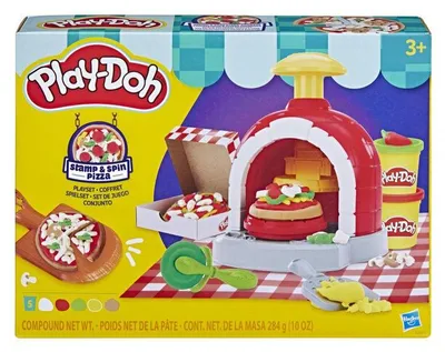 Productafbeelding van Play-Doh Pizzaset met draaischijf, model G29215L0, in verschillende kleuren