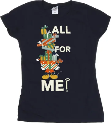Produktbild von Disney - "Presents All For Me" T-Shirt für Damen BI33886 (S) (Marineblau)