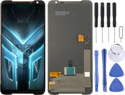 Produktbild von Für Asus ROG Phone 3 ZS661KS Display Full OLED LCD Einheit Touch Ersatzteil Reparatur Schwarz Neu