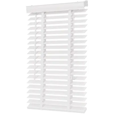 Zdjęcie produktu dla Żaluzja drewniana 50mm listwy białe 100x180cm