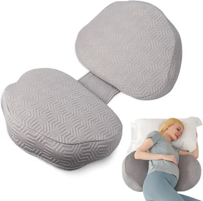 Produktbild von Schwangerschaftskissen für Seitenschläfer, verstellbares Körperkissen aus Memory Foam