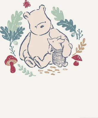 Produktbild von Komar Wandbild- Disney Winnie the Pooh Taking Care - Größe 50 x 70 cm