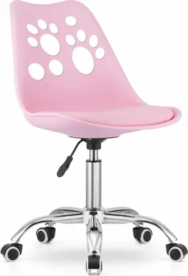 Produktbild von PRINT-Drehstuhl - rosa