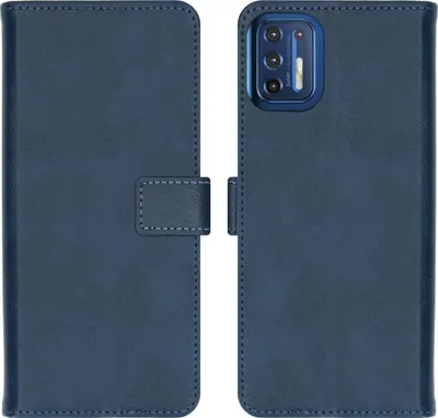 Obrázok produktu pre imoshion Luxe Bookcase pre Motorola Moto G9 Plus - Tmavo modrá