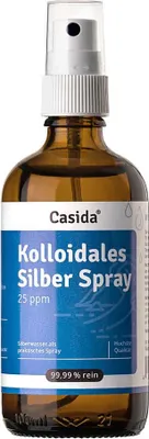 Productafbeelding van Zilverkolloïde - 25 ppm spray, 99,99% zuiver, 100 ml