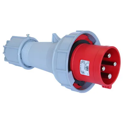 Productafbeelding van Stroomstekker, rood, 63 Ampère / 400 Volt, 4-polig