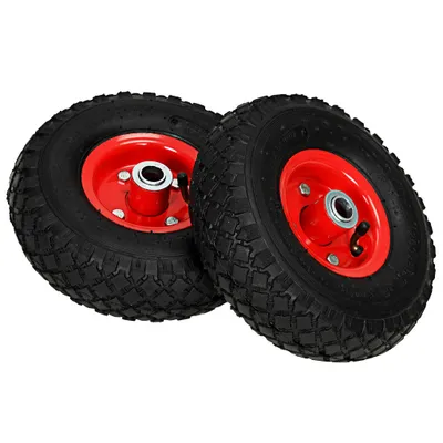 Produktbild von vidaXL Sackkarrenräder 2 Stk. Gummi 3,00-4 (245x82)