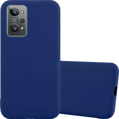 Produktbild von Cadorabo Hülle für Realme GT 2 / GT Neo 2 Schutzhülle in Blau Handyhülle TPU Silikon Etui Case Cover