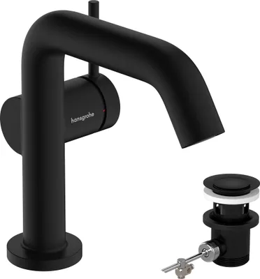 Immagine prodotto di Robinetterie de lavabo hansgrohe Tecturis S 110 Fine CoolStart, EcoSmart+, avec vidage à tirette, portée 130 mm, 73323670, 73323670