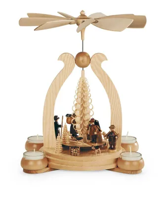 Produktbild von 1-stöckige Pyramide Waldmotiv (34cm) von Müller Kleinkunst