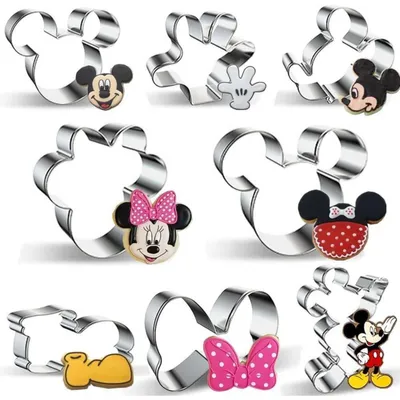 Obrázek produktu pro Sada vykrajovátek Mickey-Minnie Mouse pro děti, 8 kusů
