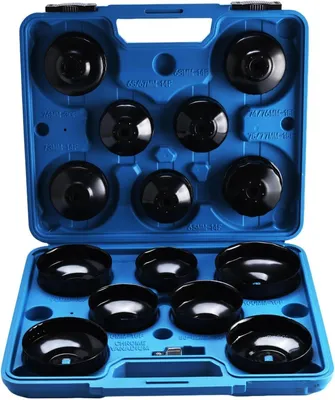 Produktbild von 15-teiliges Universal-Ölfilterschlüssel-Set für Autos