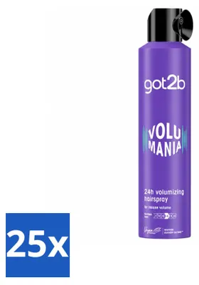 Produktbild von 25 x got2b Volumania Haarspray - 300 ml - Vorteilspackung - 25 Stücke