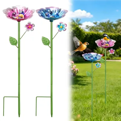 Image de Ensemble de 2 abreuvoirs en métal pour les abeilles, idéal pour le jardin