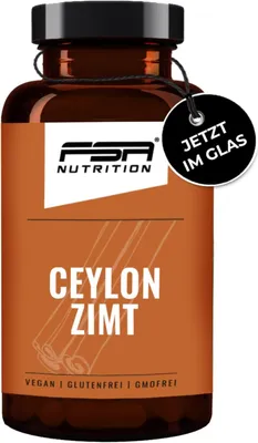 Produktbild von FSA NUTRITION Ceylon Zimt Extrakt 180 Kapseln im Glas