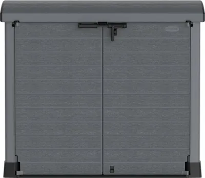 Produktbild von VCM StoreAway Aufbewahrungsbox 2er Mülltonnenbox 1200 l, 145 x 125 x 83 cm, Kunststoff