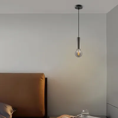 Produktbild von Home Sweet Home Hängeleuchte schwarz Saga - G125 - dimmbar E27 smoke