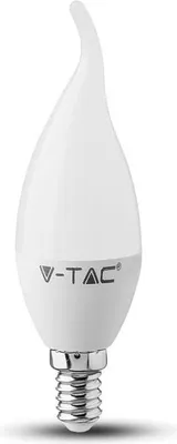 Obrázok produktu pre V-TAC SAMSUNG CHIP LED žiarovka 5,5W E14 Candle Flame VT-258 studená 470lm