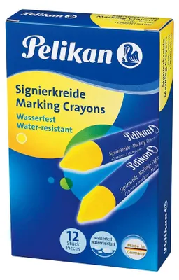 Produktbild von Pelikan 701045, 12 Stück(e), Gelb, Rund, 1,35 cm, 120 mm, Box