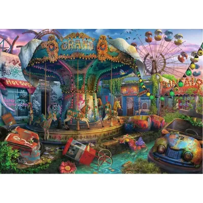 Image de RAVENSBURGER Puzzle Lieux abandonnés : Sombre Carnaval 1000 pièces