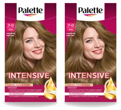 Obrázok produktu pre 2 balenia farby na vlasy Poly Palette, odtieň tmavohnedý 500, objem 115 ml – výhodná sada, 2 kusy