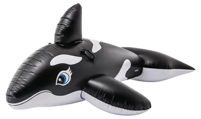 Imagen del producto de Flotador inflable con forma de animal, con agarres de seguridad, fabricado en PVC resistente, color