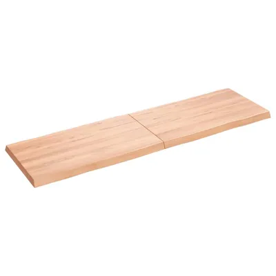 Immagine prodotto di Piano tavolo vidaXL 140x40x(2-4) cm in legno massello trattato con bordi grezzi
